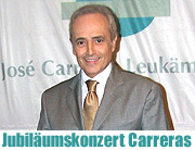José Carreras feiert das 10jährige Bestehen seiner Leukämie-Stiftung. Konzert im Herkulessaal der Residenz am 9.9.2005 (Foto: martin Schmitz)