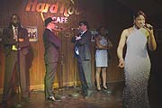 Blues Brothers auf der Hard Rock Café Bühne (Foto: Martin Schmitz)