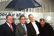 BMW Ndl. Chef Herber Bauderer, Placido Domingo, Sir Peter Bolton und Ivor Bolton (Bild: Martin Schmitz)
