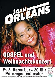 Joan Orleans singt die Weihnachtsgeschichte im Prinzregententheater