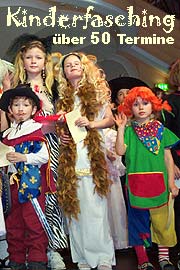 Kinderfasching (hier Bilder von "Swingie- die Tanzmaus im Bayerischen Hof") Foto: Martin Schmitz, Regionale Internet Konzeptionen, München