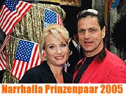 Ali Kahn und Iris Steiner werden als Ali I. und Iris I. Faschingsgeschichte schreiben in 2005 ( (Foto: Narrhalla)