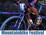 Spaß und Action für Freizeit-Pedaletreter, gut trainierte Gipfelstürmer und superfitte Bergbezwinger beim Mountain-bike-Festival Tegernseer Tal am 12./13. Juni 2004 (Foto: Veranstalter)