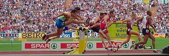 Finale 110m Hürden (@Bild: Martin Schmitz)