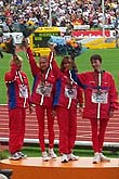 die russische Marathon Mannschaft