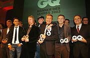 Die Preisträger auf der Bühne(Foto: Copyright M.Tinnefeld)