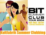  „Bit Summer Club Tour 2004“ in der KULTFABRIK. 