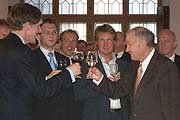Prost auf die bayerisch-niederländische Freundschaft (Foto: Martin Schmitz)