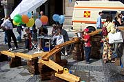 "Klar - Münchner Wasser". Am 23.07. auf dem Marienplatz (Foto: Martin Schmitz)