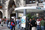 "Klar - Münchner Wasser". Am 23.07. auf dem Marienplatz (Foto: Martin Schmitz)