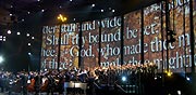 Am Ende mit Text: Land of Hope and Glory" (Foto: Martin Schmitz)