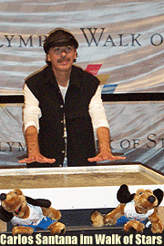 Carlos Santana wurde am 18.09. in den Munich Olympic Walk of Stars aufgenommen (Foto: Marikka-Laila Maisel)