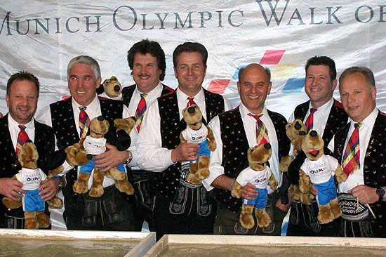 Kastelruther Spatzen im Munich Olympic Walk of Stars (Foto: Martin Schmitz)