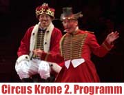 86. Winterspielzeit des Circus Krone - 2. Programm vom 01.02 bis 27.02.2005. 100 Jahre Circus Krone. Basketball auf Einrädern, lustige Löwen und ein einmaliger Clown (Foto: Martin Schmitz)