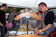 In der VIP Lounge im Rathaushof