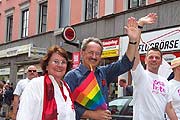 Münchens OB Ude & Frau, Stadtrat Thomas Niederbühl beim CSD München 2003 (Bild: Marikka-Laila Maisel)