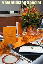 Turteln - Das Valentinstag Champagner Menü für Verliebte ist am Valentinstag angesagt im Maritim Hotel München (Foto: Martin Schmitz)