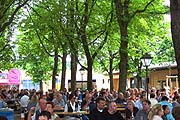 Biergarten des Nockherbergs (Foto: Martin Schmitz)