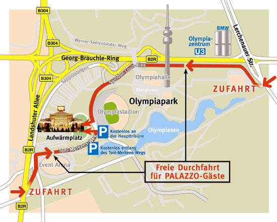 Anfahrtplan Witzigmann Palazzo