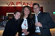 Uschi Dämmrich von Luttiz, Tochter Stephanie und Dominik Boxtler, Vapiano (Foto. Martin Schmitz)