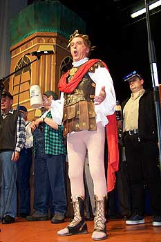 Den Trumphator - Mathias Fleis - zieht es zum Anstich (Foto: Martin Schmitz)