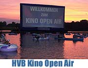 Kino im Schlauchboot