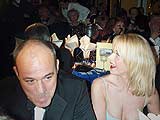 Heiner Lauterbach, noch mit Jenny / Filmball 2000