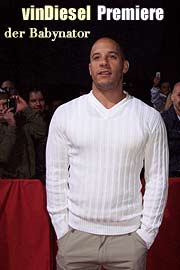 Vin Diesel kam Montag nach München ins MaXx Kino zur Premiere seines Filmes "Der Babynator". Wir waren am roten Teppich dabei (Foto: Marikka-Laila Maisel)