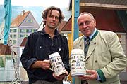 da staunt auch Rudolf rennstadler, der gerade die Wände bemalt (Bild Martin Schmitz)