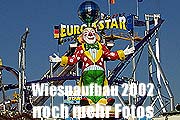 Wiesnaufbau 2002 (©Bild: Martin Schmitz)