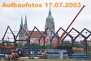 Aufbaufotos 17.7.2003 (Foto: Marikka-laila Maisel)