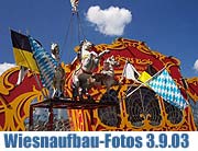 Fliegende Pferde beimHippodrom: die Wiesn-Aufbaufotos (Foto: Marikka-Laila Maisel)
