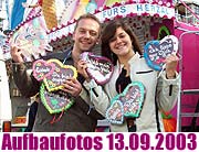 Wiesn-Aufbaufotos vom 13.09.2003 (Foto: Marikka-Laila Maisel)