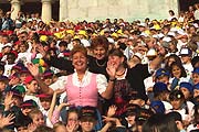 Kinder Wiesnbummel mit Gabriele Weishäupl (Foto: Martin Schmitz)
