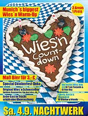 Wiesncountdown 2004 im Nachtwerk