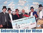 Geburtstagsfeier des Wiesn-Stadtrats Helmut Schmidt in der Hacker-Festhalle. (Foto: Martin Schmitz)