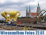 Neue Fotos vom Wiesnaufbau 2005 (Foto: Martin Schmitz)