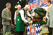 Immer ein Höhepunkt: der Anstich