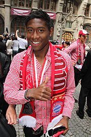 der Neue: David Alaba - mit 17 schon Deutscher Meister (Foto: MartiN Schmitz)