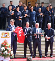 Empfang des FC Bayern München am 09.05.2016 in der Bayerischen Staatskanzlei (©Foto: Martin Schmitz)