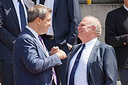 Ministerpräsident Dr Markus Söder, Vereinspräsident Uli Hoeneß (©foto:Martin Schmitz)