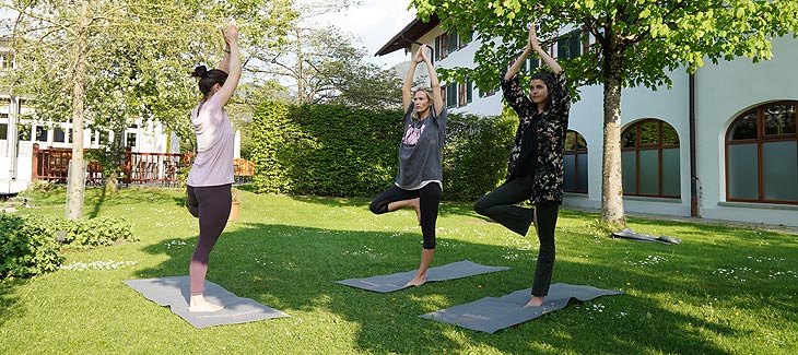 Zsuzsanna Villanyi, Mia Florentine Weiss, Marie Nasemann @ Bachmair Weissach Spa & Resort in Weissach / Rottach-Egern (©Foto: Bachmair Weissach)