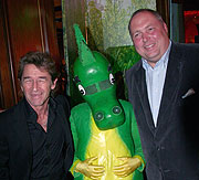 Peter Maffay und Hotelchef Stephan Kaminski (Foto: MartiN Schmtz)