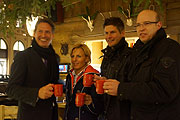 Axel Ludwig, Direktor Hotel Vier Jahreszeiten Kempinski, Martina Ertl-Renz, Sven Renz, Henning Reichel, Direktor Hotel Kempinski das Tirol (©Foto: Martin Schmitz)