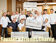 artin Fauster & Friends 2015 Küchenparty für einen guten Zweck. Gourmet-Event im Hotel Königshof mit fünfzehn Meisterköchen bringt Rekordsumme von 40.000 Euro  (©Foto: Geisel Privatghotels)