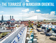 Neu & cool "The Terrace" auf der Dachterrasse des Mandarin Oriental, Munich (©Foto: Gerrit Meier für Mandarin Oriental, Munich)