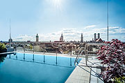 Neu & cool "The Terrace" auf der Dachterrasse des Mandarin Oriental, Munich Foto: Gerrit Meier für Mandarin Oriental, Munich
