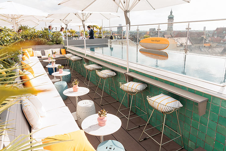 „Mahjong Roof Garden“ des Mandarin Oriental Munich (©Foto: Stefan Heigl)
