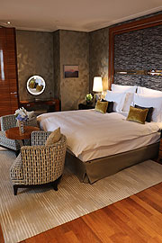 Master Bedroom in der Präsidentensuite (©Foto: Martin Schmitz)