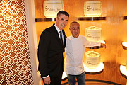 Mandarin Oriental Munich General Manager Wolfgang Greiner, Nobu Matsuhisa (©Foto: Martin Schmitz)